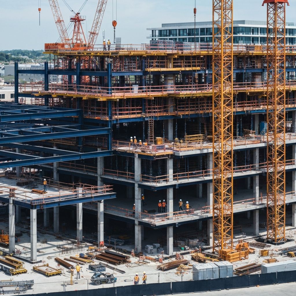 Large scale construction project